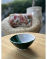 Bol émail vert et blanc 14 cm| Marrakechdeco