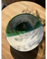 Saladier émail vert et blanc | Marrakechdeco