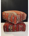 Pouf Kilim esprit berbère coussin de sol