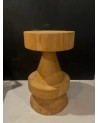 Tabouret d'appoint en bois massif