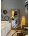 Miroir en bois brut