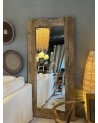 Miroir en bois brut