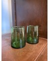 verre beldi far9 vert vaisselle en verre soufflé|Marrakech deco
