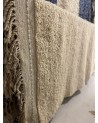 Tapis en laine beni ouarain, motifs moucheté gris sur écru | Marrakech deco
