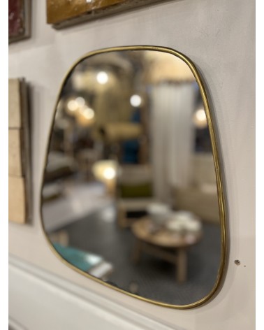 Miroir laiton doré Cléon