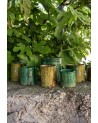 Bougie en poterie de Tamegroute émaillée|MarrakechDeco