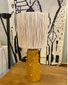 Lampe céramique et feuille de palmier l Marrakechdeco
