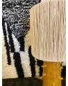 Lampe céramique et feuille de palmier l Marrakechdeco