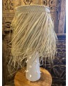 Lampe Céramique Zabria Abat jour feuille de palmier