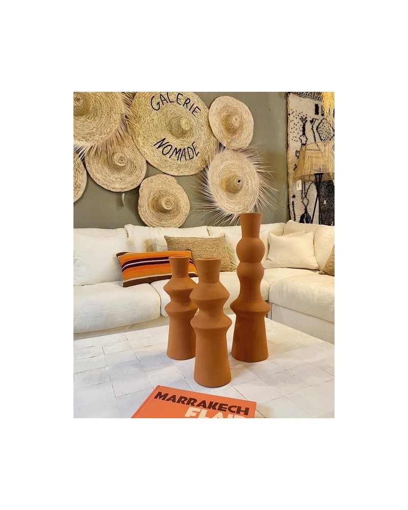 Bougeoir Casablanca en terre cuite très tendance | Marrakechdeco