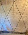 Tapis beni Ouarainen laine l Marrakechdeco