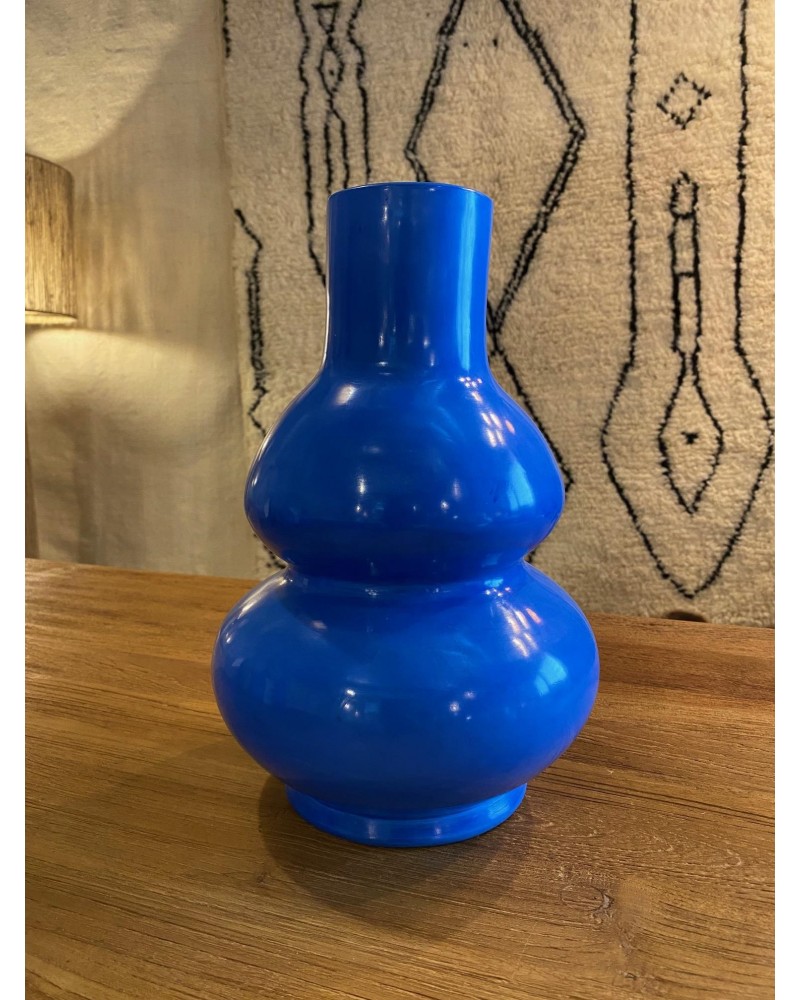 Vase Stucco Xamena Bleu