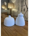 Suspension en terre cuite, petite suspension, luminaires en terre