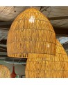 Suspension cloche raphia 50cm x 40cm Sabah