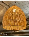 Suspension cloche raphia 50cm x 40cm Sabah