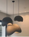 suspension en béton ciré, luminaire en béton ciré, suspension design