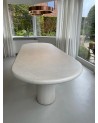 beton ciré salle à manger table à diner, table tendance, beton cire