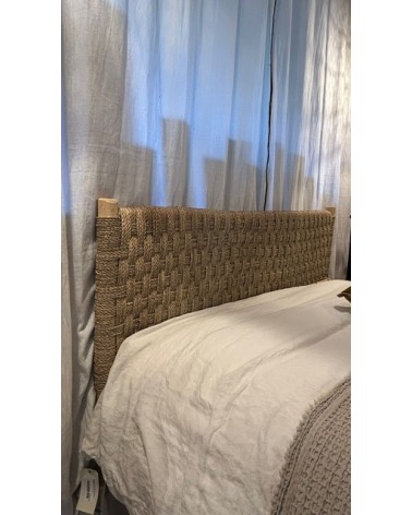 Tête de lit en Doum et Eucalyptus