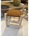 tabouret en bois, tabouret marocain, tabouret chambre, tabouret bas