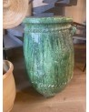 jarre emaillée, jarre marocaine, jarre verte, tamegroute, poterie