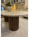 Table en travertin sur mesure