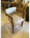 Chaise en bois, chaise design, chaise 3 pieds, chaise salle à manger