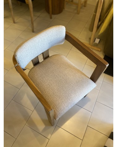 Chaise en bois, chaise design, chaise 3 pieds, chaise salle à manger