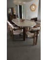 beton ciré salle à manger table à diner, table tendance, beton cire