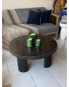Table basse zellige et métal Es Vedra