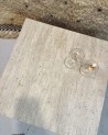 Table en travertin sur mesure