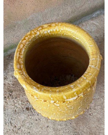 jarre céramique, jarre jaune, poterie jaune poterie marocaine