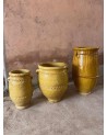 jarre céramique, jarre jaune, poterie jaune poterie marocaine