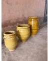 jarre céramique, jarre jaune, poterie jaune poterie marocaine