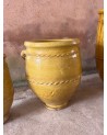 jarre céramique, jarre jaune, poterie jaune poterie marocaine