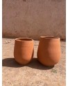 Jarre en terre cuite artisanale, poterie en terre  cuite marocaine