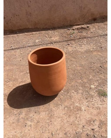 Jarre en terre cuite artisanale, poterie en terre  cuite marocaine