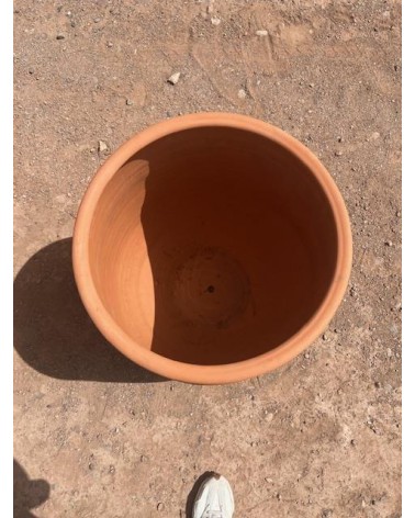 Jarre en terre cuite artisanale, poterie en terre  cuite marocaine