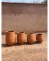 Jarre en terre cuite artisanale, poterie en terre  cuite marocaine