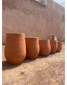 Jarre en terre cuite artisanale, poterie en terre  cuite marocaine