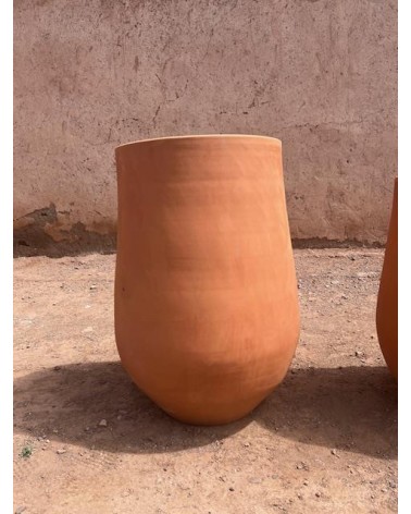 Jarre en terre cuite artisanale, poterie en terre  cuite marocaine