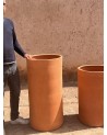 jarre tube en dimension xxl, grande jarre en terre cuite