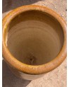 Jarre émaillée ceramique  jaune Marrakech deco, poterie couleur miel