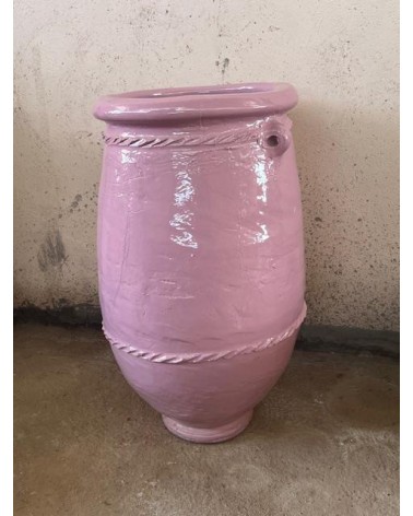jarre céramique, jarre rose, poterie jaune poterie marocaine