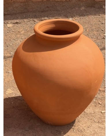 jarre en terre cuite, magnifique jarre artisanale en terre cuite