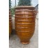 Jarre marocaine, poterie en céramique, jarre émaillée
