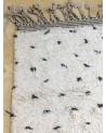 Tapis en laine beni ouarain, motif pois noirs | Marrakech deco