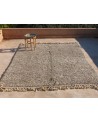 Tapis en laine beni ouarain uni dans les tons marron | Marrakech deco