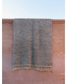 Tapis en laine beni ouarain uni dans les tons marron | Marrakech deco