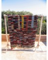 Tapis boucherouite ou «bout de chiffon ». Tissé main | Marrakech deco