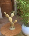 Sculpture cactus en métal, figuier de barbarie | Marrakech deco
